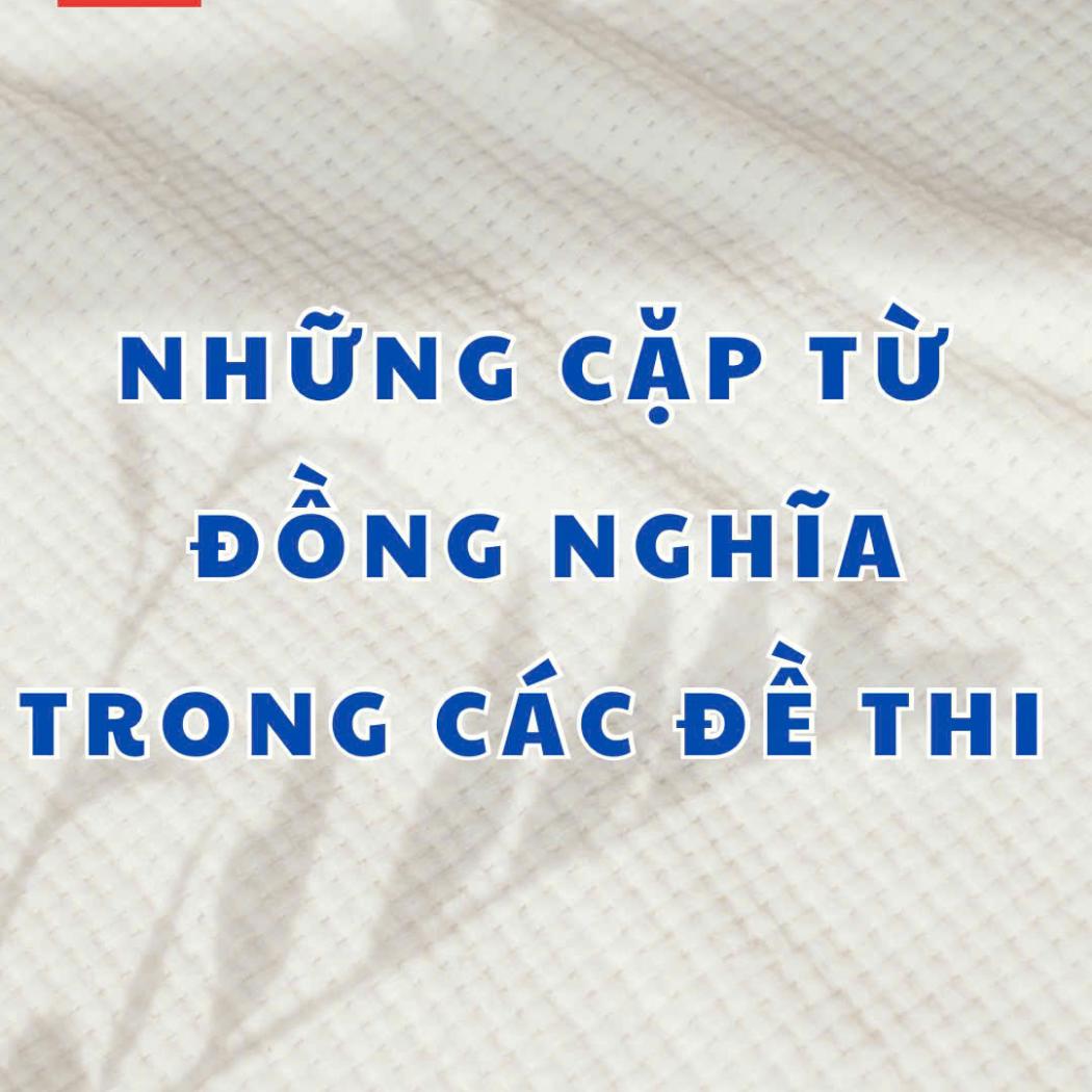 Bộ Sưu Tập Từ Đồng Nghĩa Thường Gặp - Nâng Cao Vốn Từ Vựng Cùng PALA
