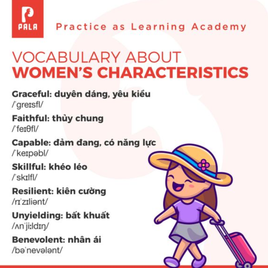 Từ Vựng về Phụ Nữ | Vocabulary about Women