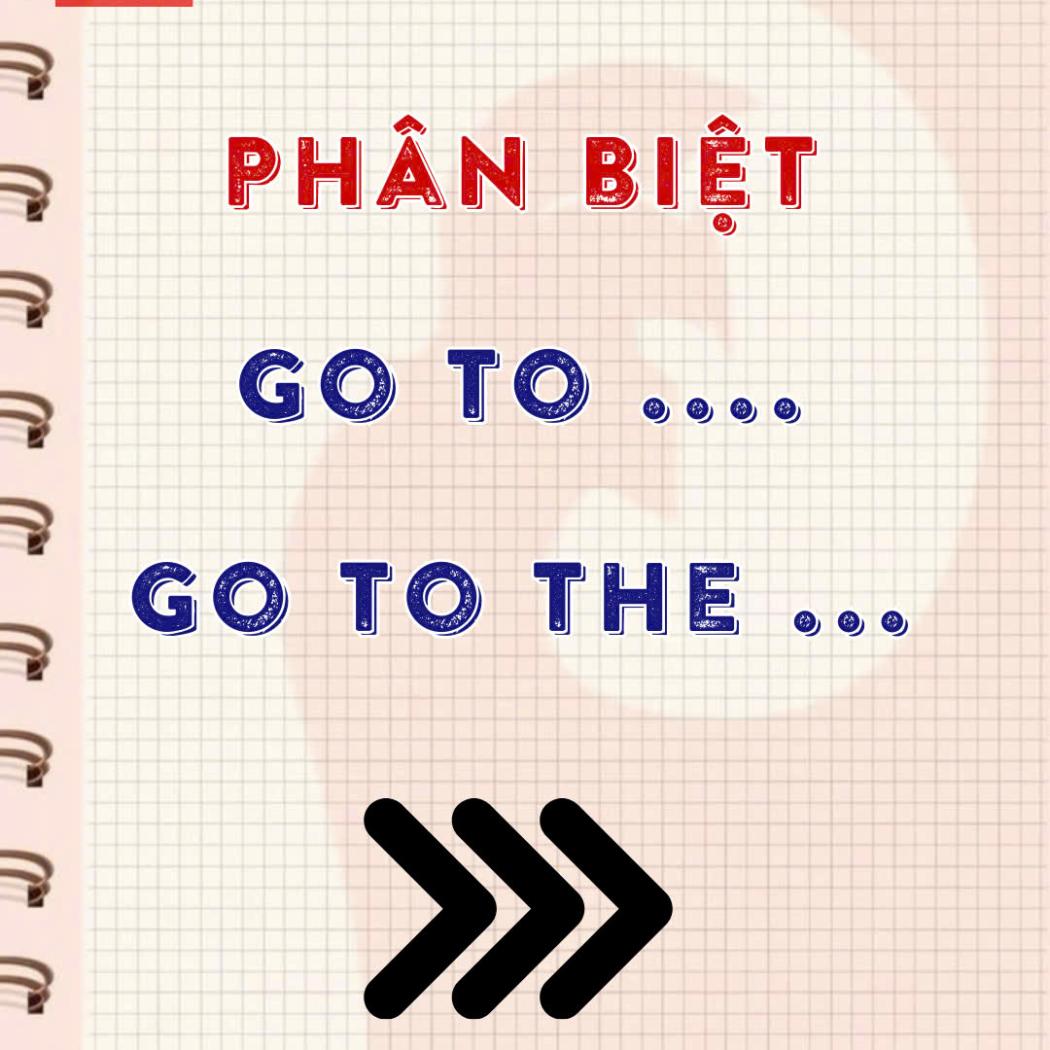 Phân biệt “Go to” và “Go to the” trong tiếng Anh – Cách dùng chuẩn dễ nhớ