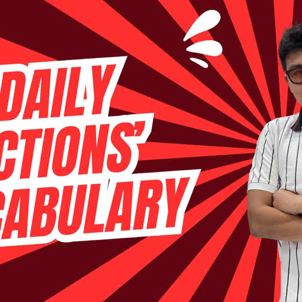 1 số từ vựng về các hành động thường ngày | Daily Actions’ Vocabulary