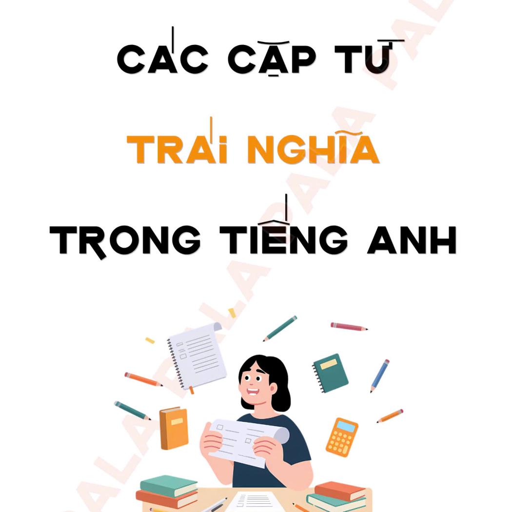 Tổng Hợp Các Cặp Từ Trái Nghĩa Thông Dụng Trong Tiếng Anh